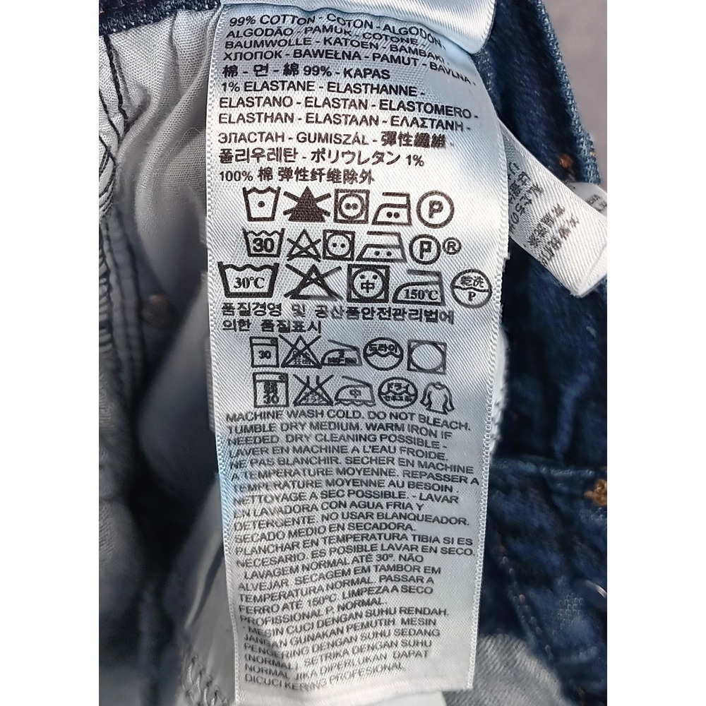 Levi Strauss 515 Bootcut Jeans Dark Wash Womens Size 16M W33 L32 - Picture 4 of 8